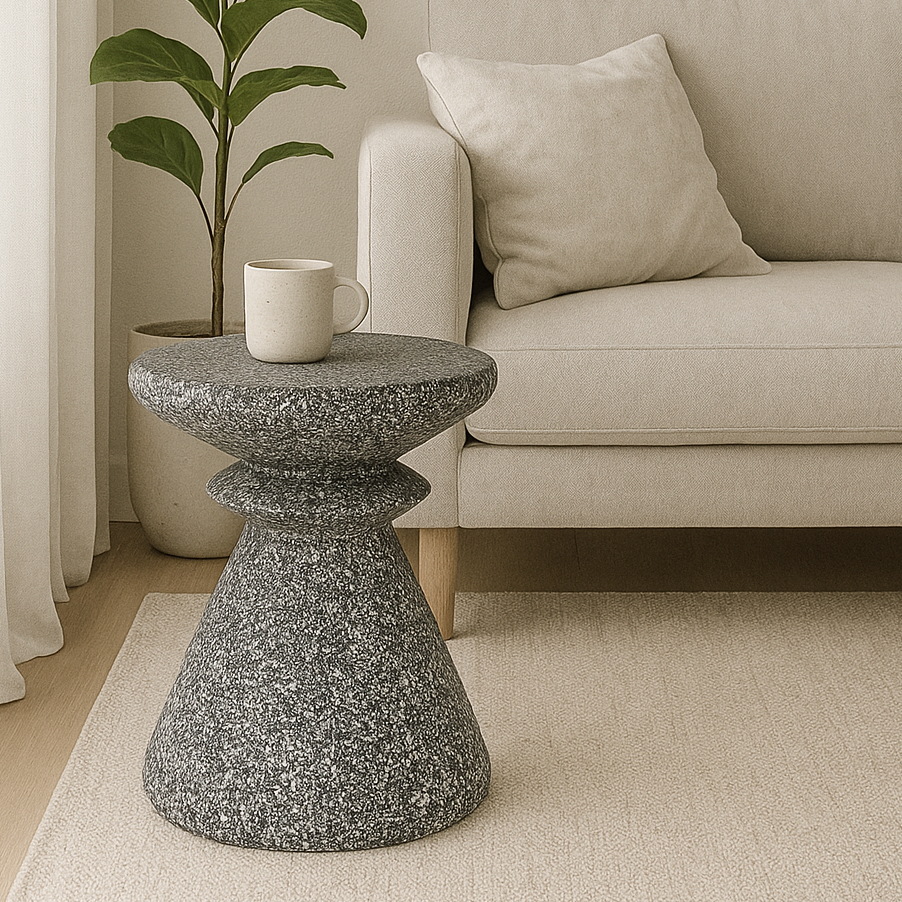 Modern Terrazzo Side Table 40x40x45 cm