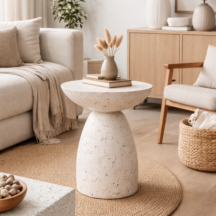 Terra Collection Side Table || 35×35×46 CM