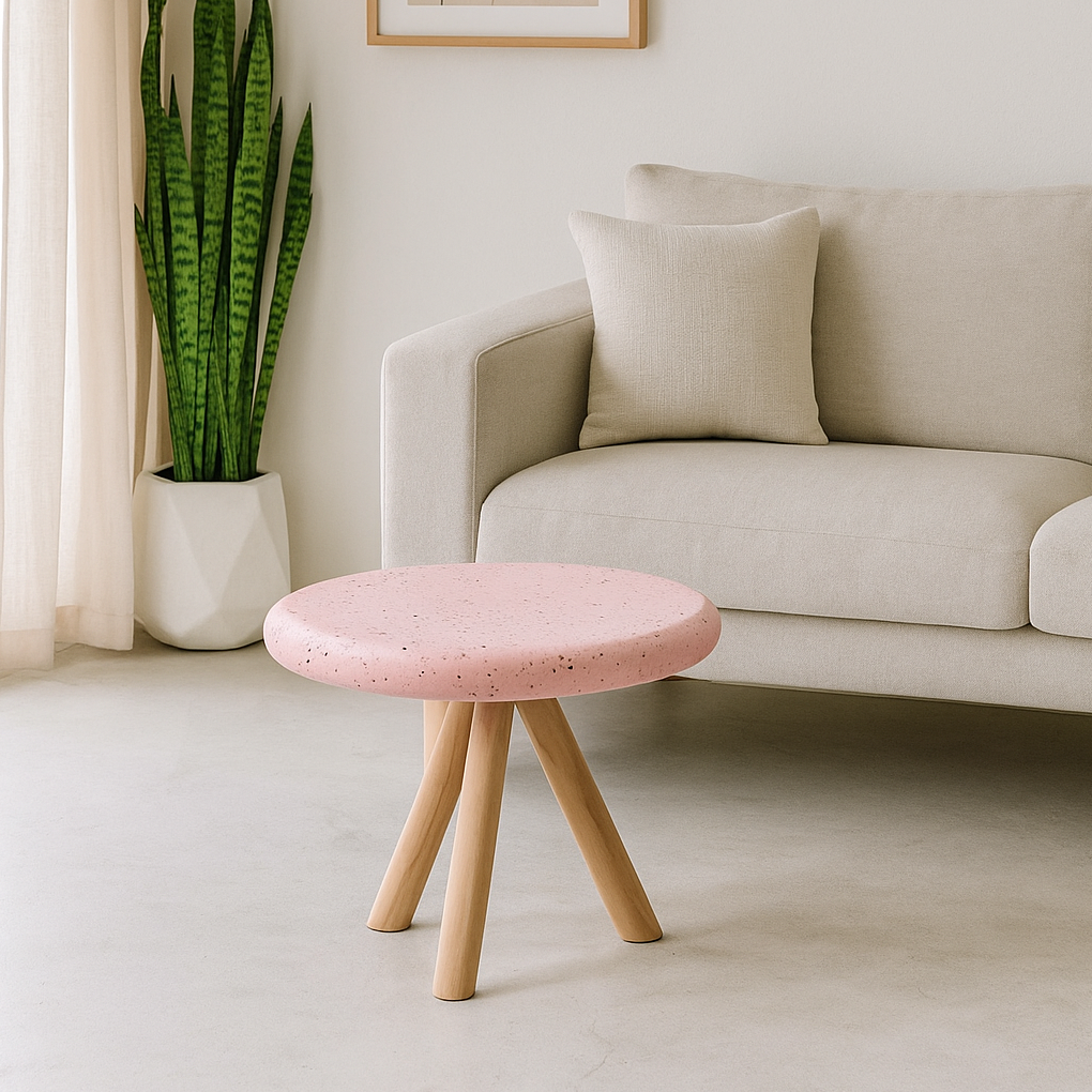 Pink Terrazzo Coffee Table