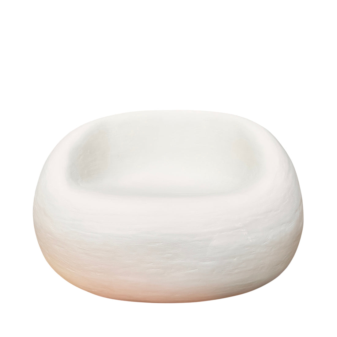 Lime Plaster Concrete Sofa | 90 × 80 × 55 cm