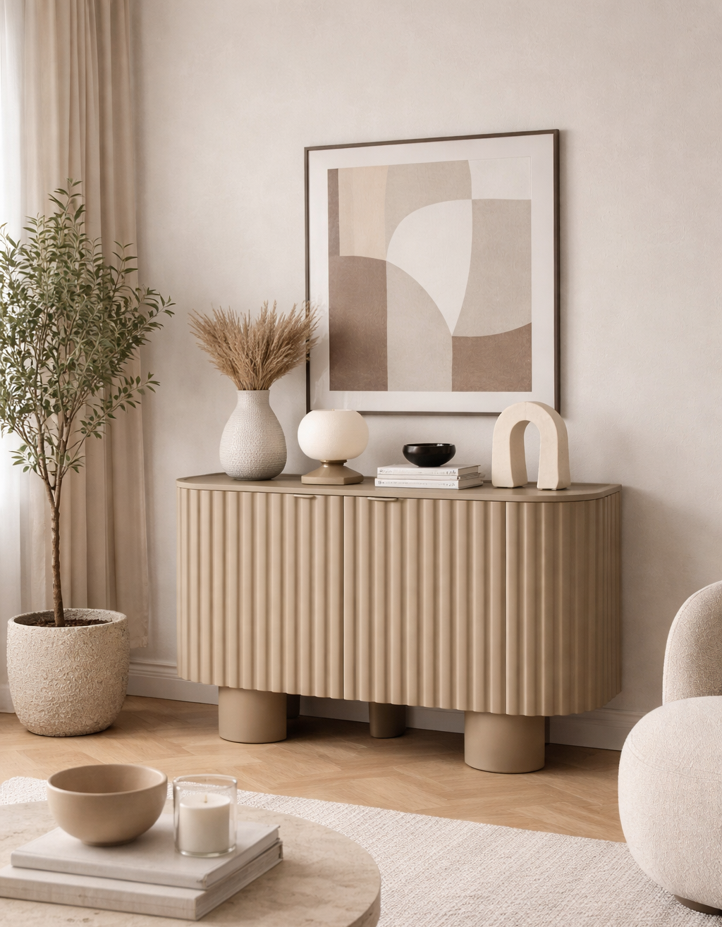 Fiora Sideboard – The Sculpted Flow