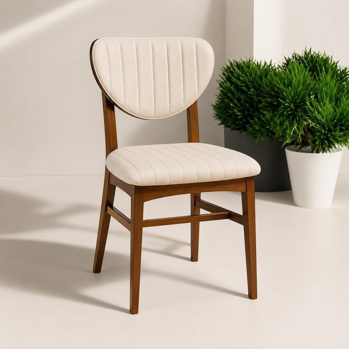 Modern Upholstered Dining Chair (SET OF TWO CHAIR)