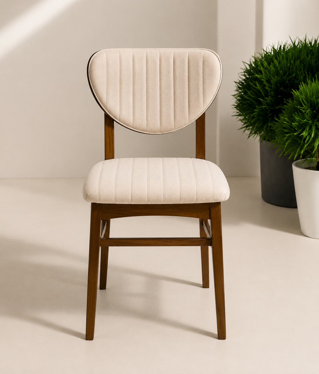 Modern Upholstered Dining Chair (SET OF TWO CHAIR)