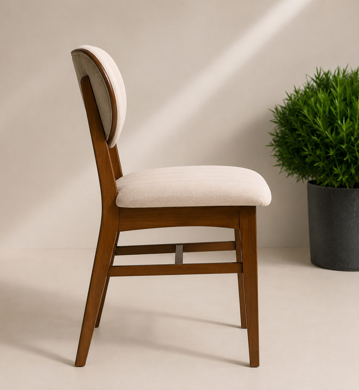 Modern Upholstered Dining Chair (SET OF TWO CHAIR)