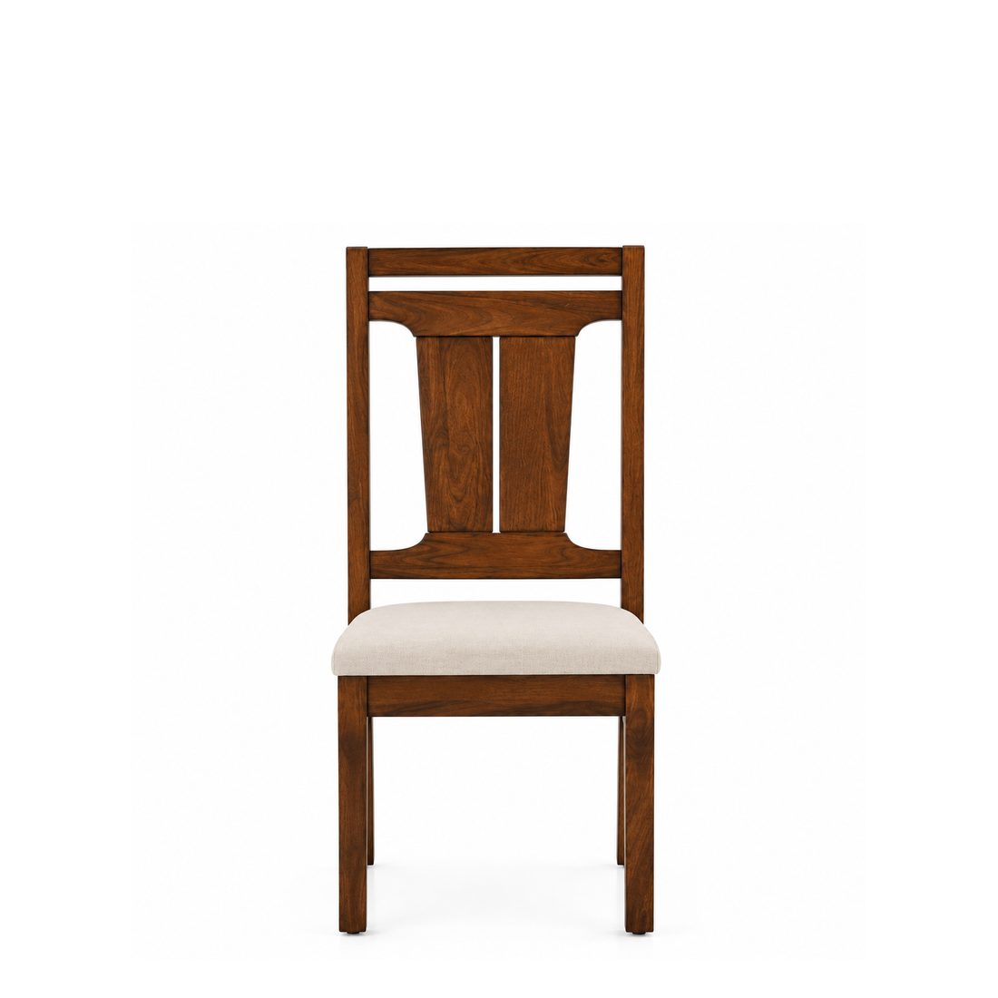 Modern Upholstered Dining Chair | Wooden Frame | Contemporary Dining Chair with Cushioned Seat ||  45 × 52 × 82 cm