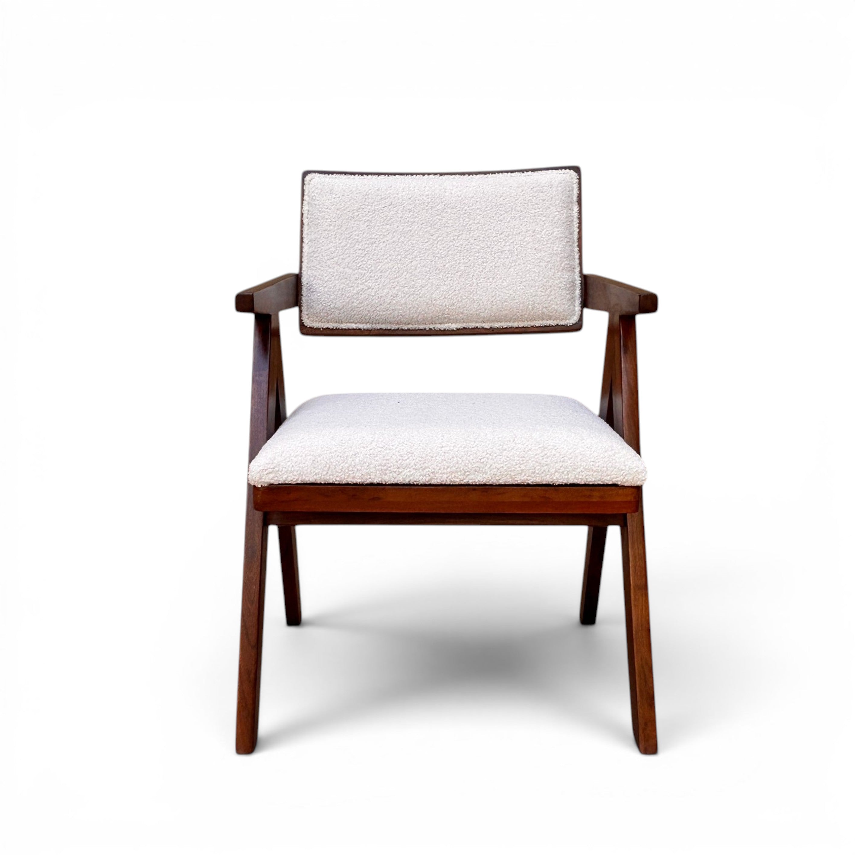 Modern Upholstered Accent Arm Chair with Cushioned Seat & Back | Contemporary Lounge Chair for Living Room, Bedroom & Office | 56 × 50 × 84 cm |