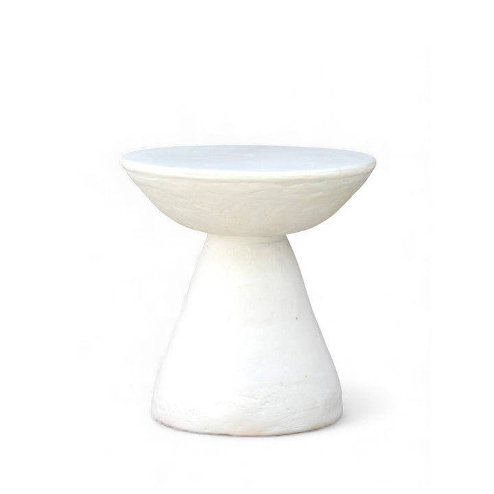 Lime Plaster Side Table – 37×37×38 cm
