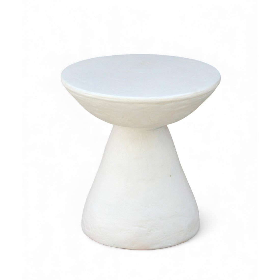 Lime Plaster Side Table – 37×37×38 cm