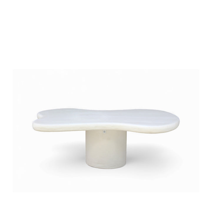 LIME PLASTER COFFEE TABLE 120×70×42 CM