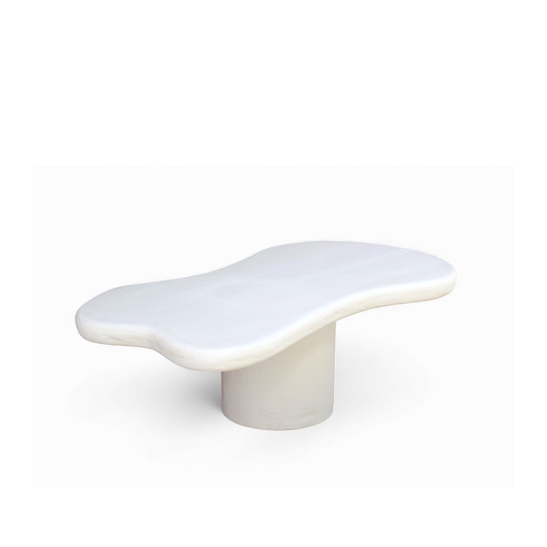 LIME PLASTER COFFEE TABLE 120×70×42 CM