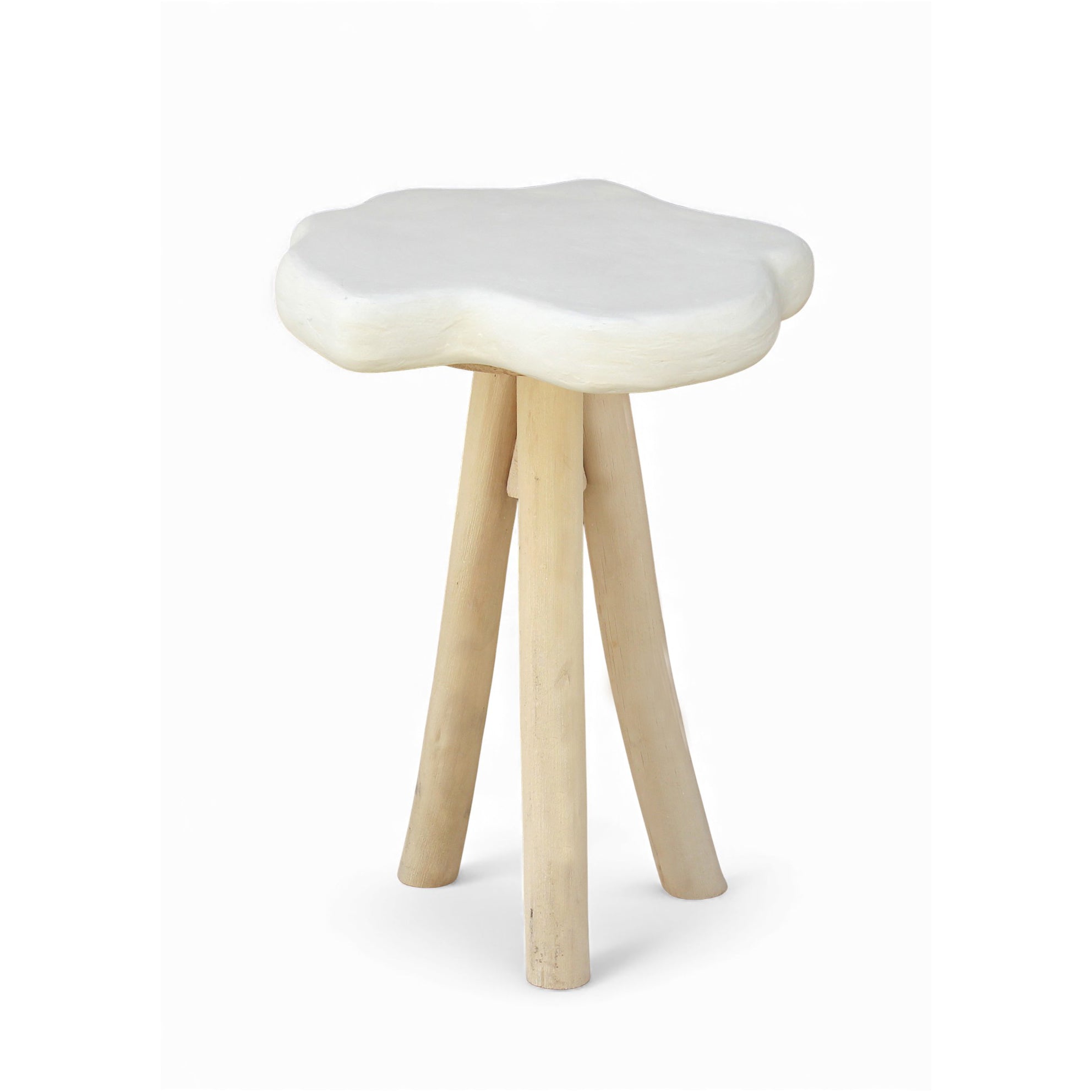 Petra Lime Plaster Side Table 40x40x45 cm