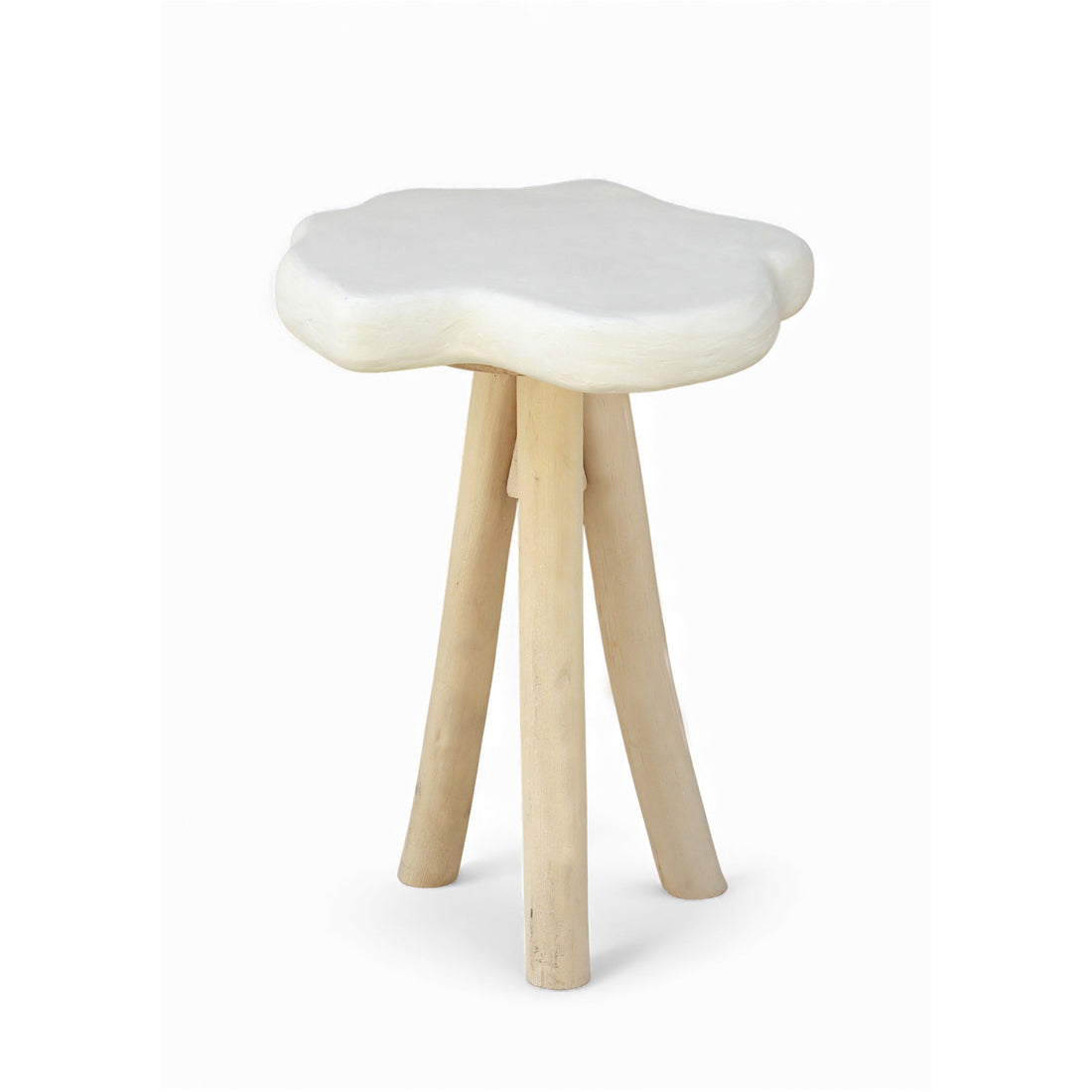 Petra Lime Plaster Side Table 40x40x45 cm