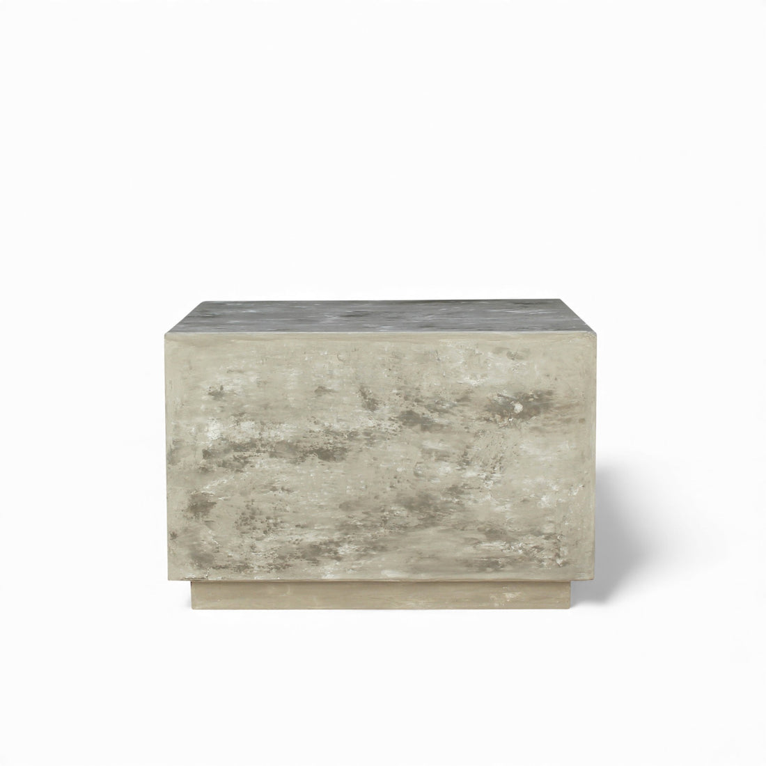 QUADRA COFFEE TABLE 60×60×40 CM – LIME PLASTER FINISH