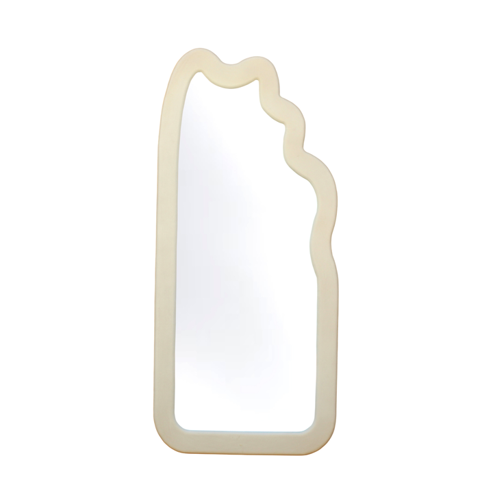 Irregular Wave Frame Full-Length Mirror – 85×4×190 cm | Modern Floor Standing Mirror