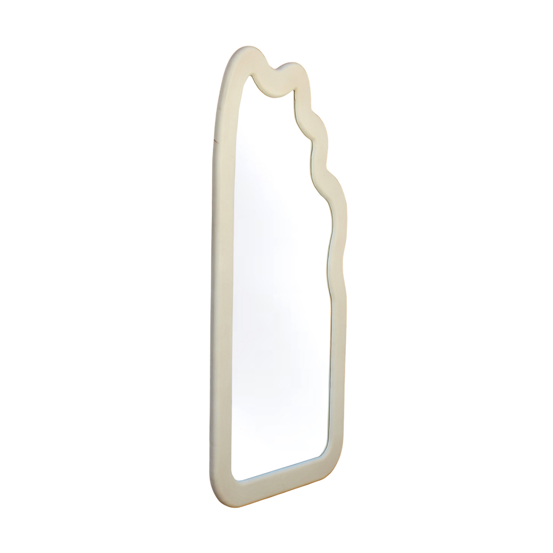 Irregular Wave Frame Full-Length Mirror – 85×4×190 cm | Modern Floor Standing Mirror