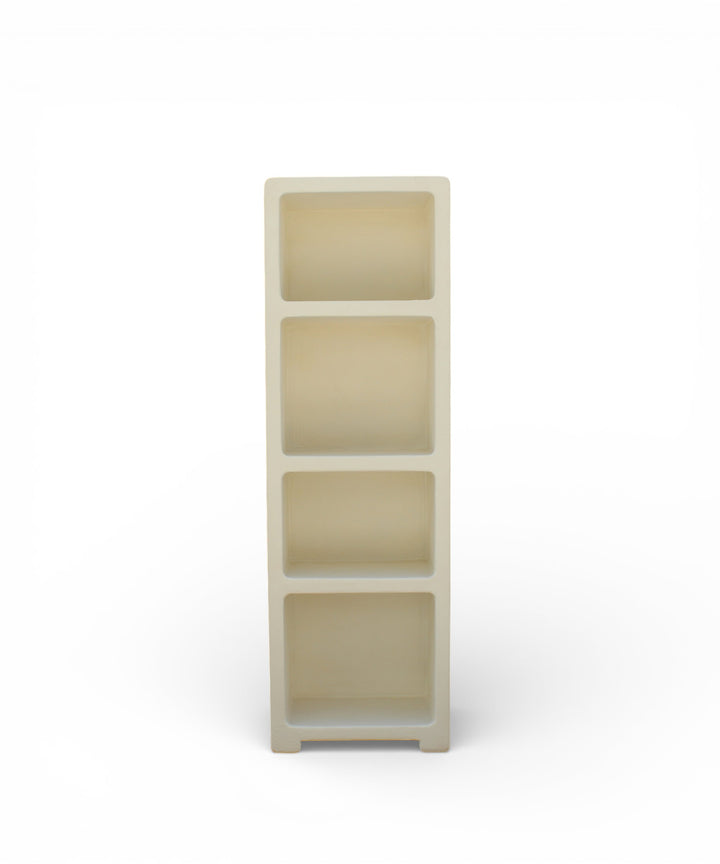Lime Plaster Open Shelf Unit – 60 × 35 × 190 cm
