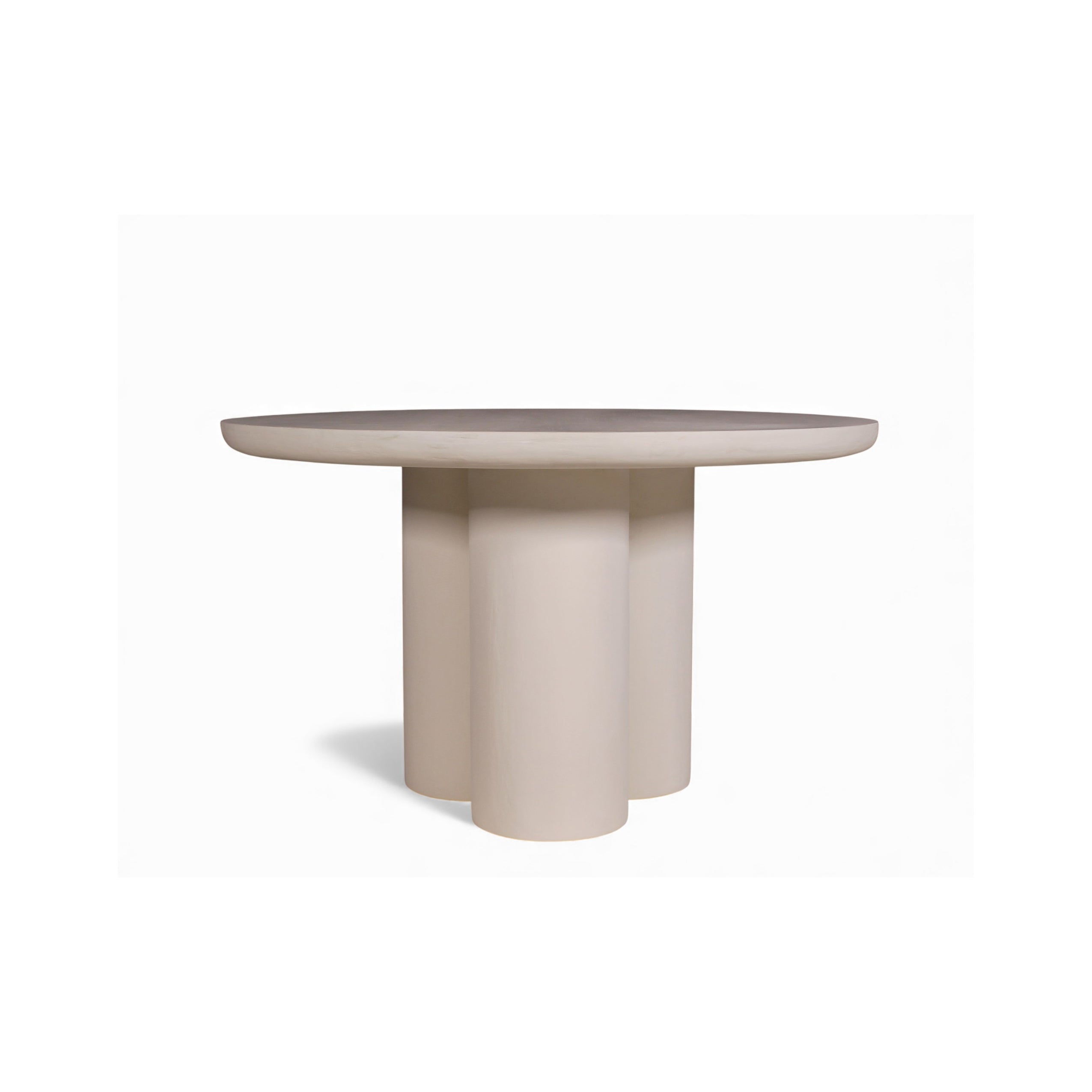 Lime Plaster Round Dining Table 130×130×78 cm