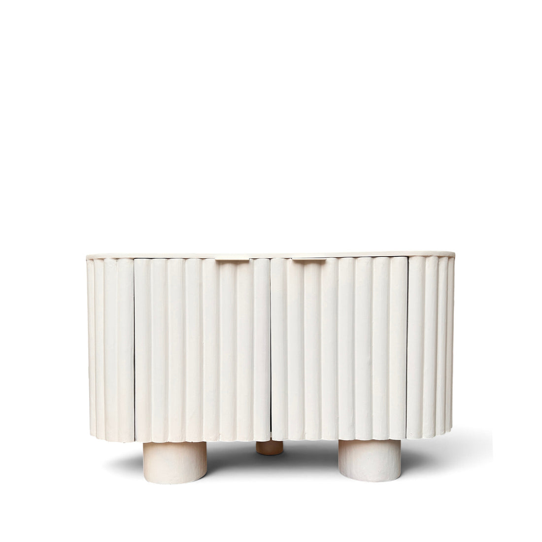 Elara Fluted Sideboard – 120 × 40 × 76 cm