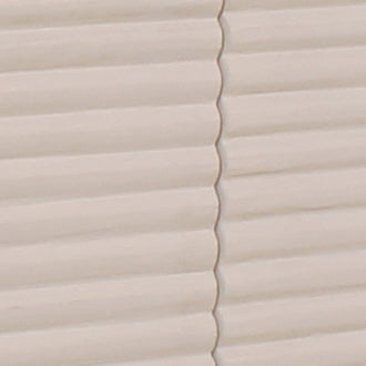 Modern Ribbed Sideboard Cabinet – Lime Plaster & Coconut Finish||  120 x 40 x 55 cm
