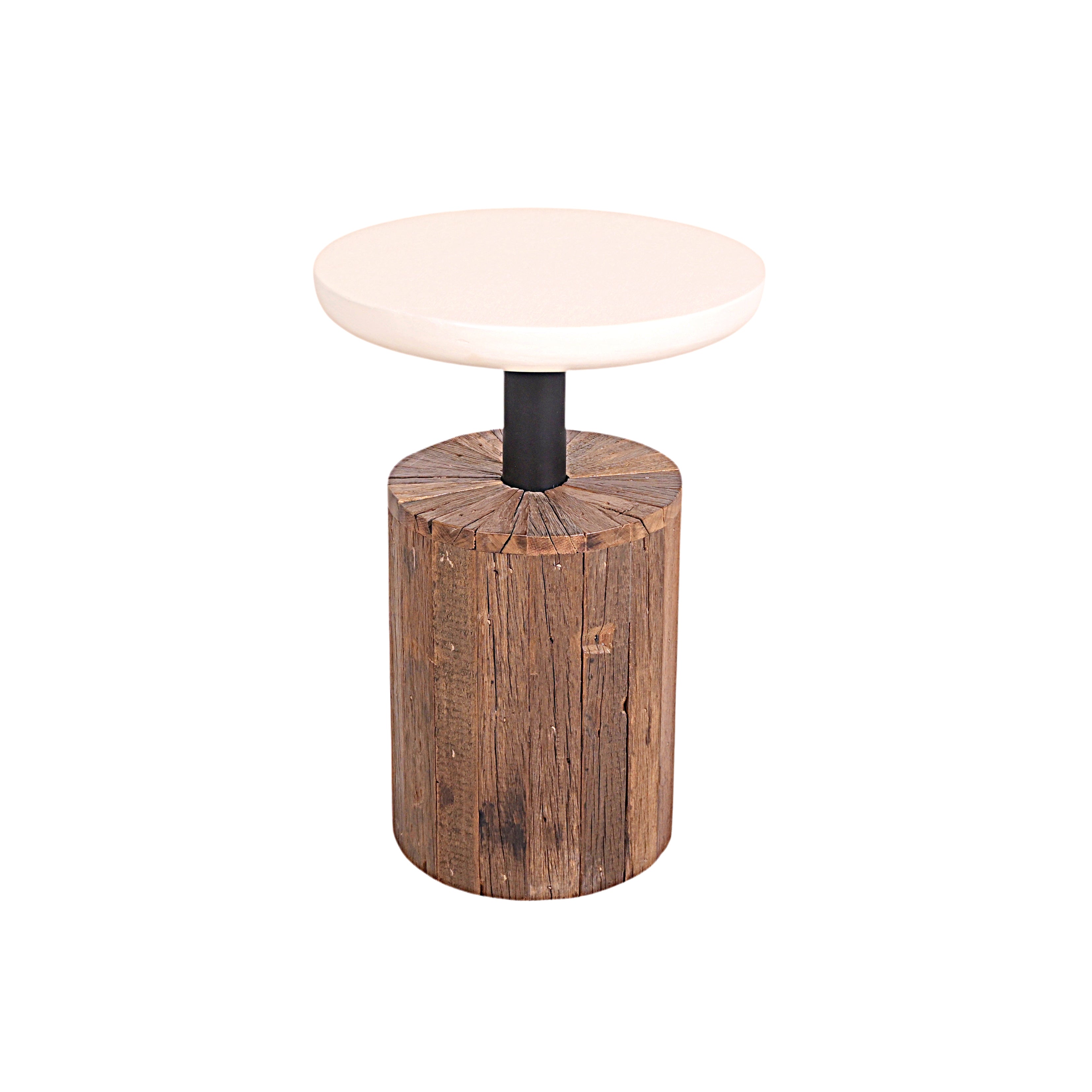 Sleeper Wood Side Stool || 35x35x50 cm