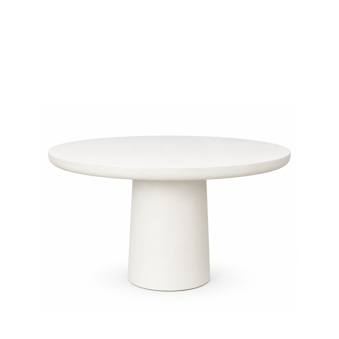 LIME PLASTER DINING TABLE 120×120×77 CM