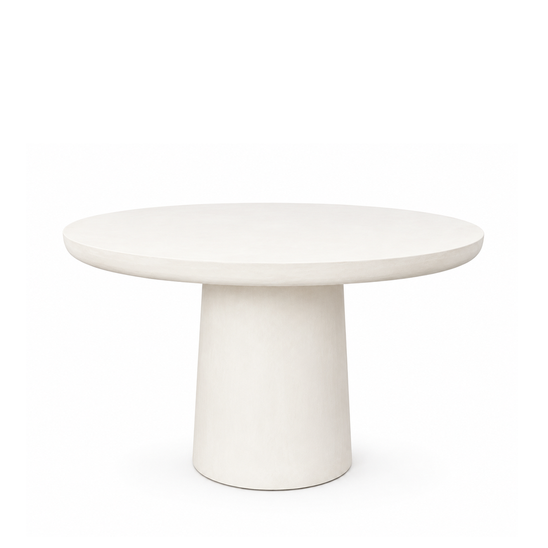 LIME PLASTER DINING TABLE 120×120×77 CM