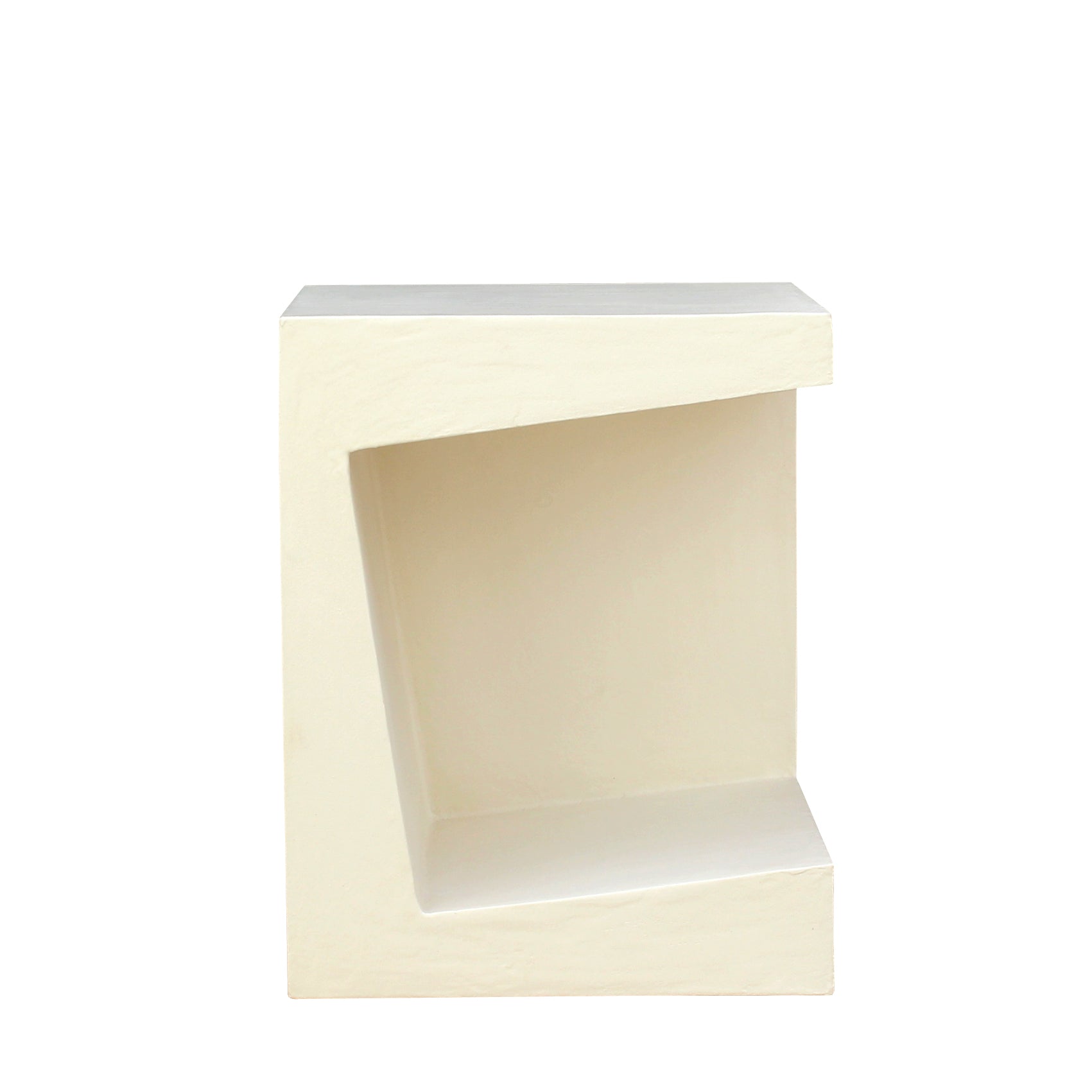 SIDE TABLE (Modern Cut-Out Design) 40X40X50 CM