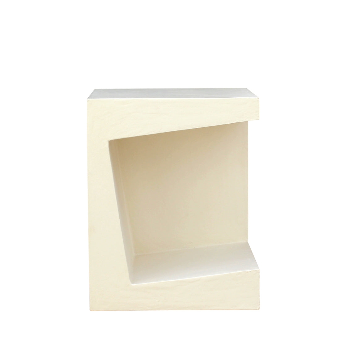 SIDE TABLE (Modern Cut-Out Design) 40X40X50 CM