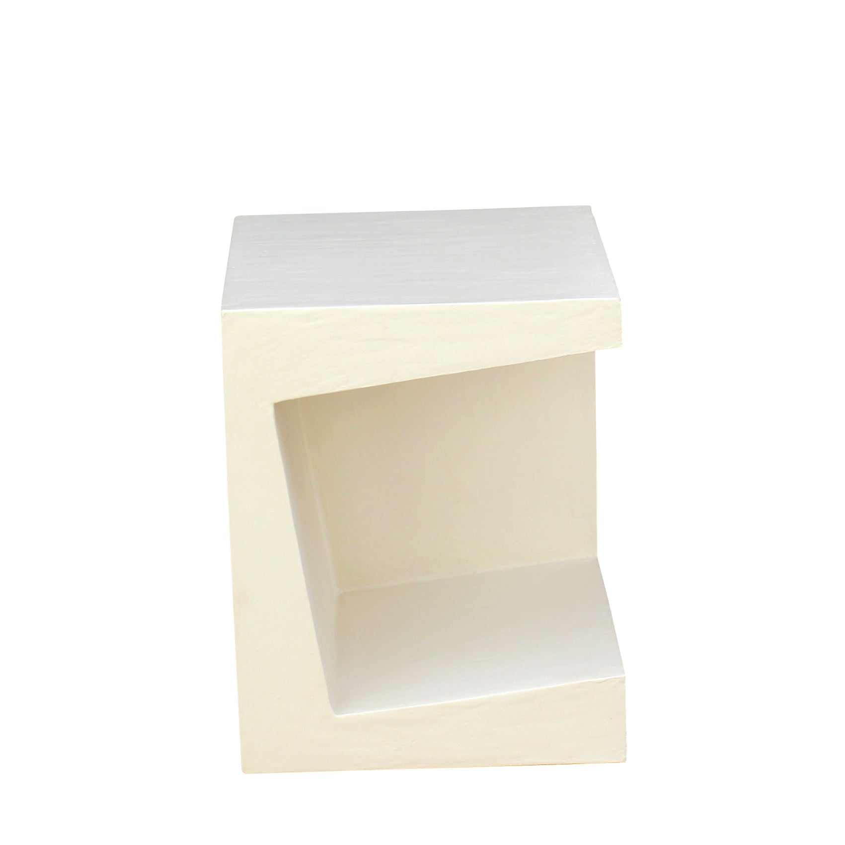 SIDE TABLE (Modern Cut-Out Design) 40X40X50 CM