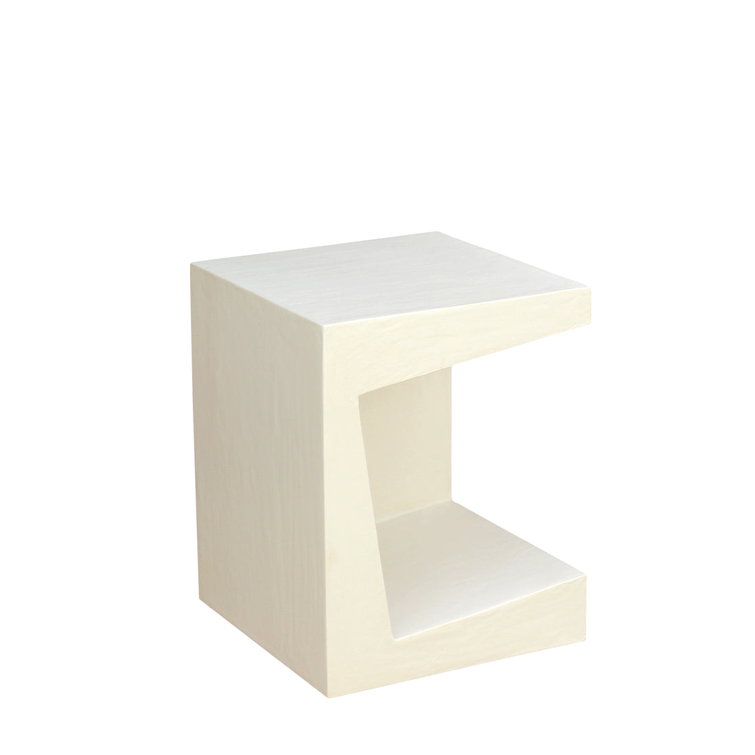 SIDE TABLE (Modern Cut-Out Design) 40X40X50 CM