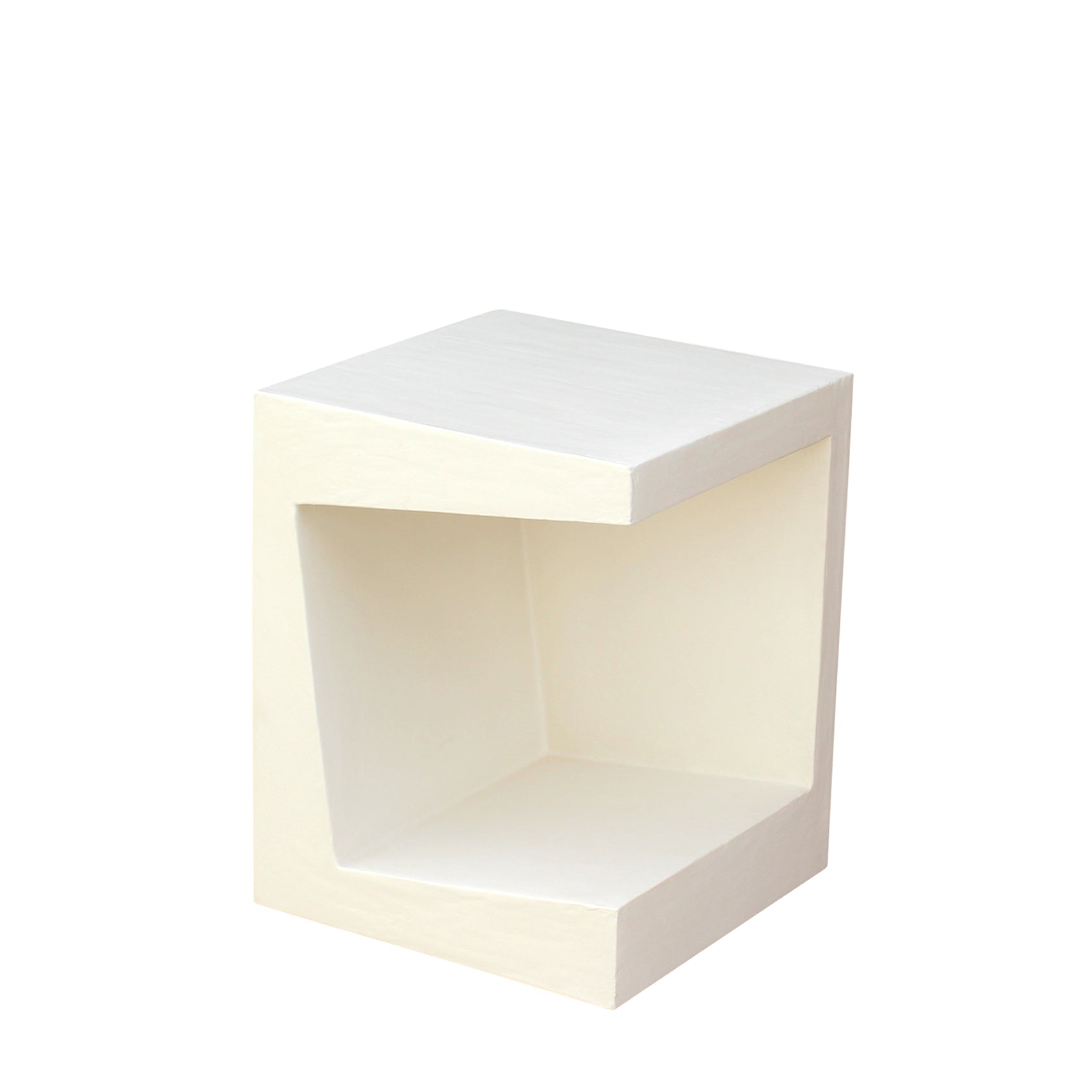SIDE TABLE (Modern Cut-Out Design) 40X40X50 CM