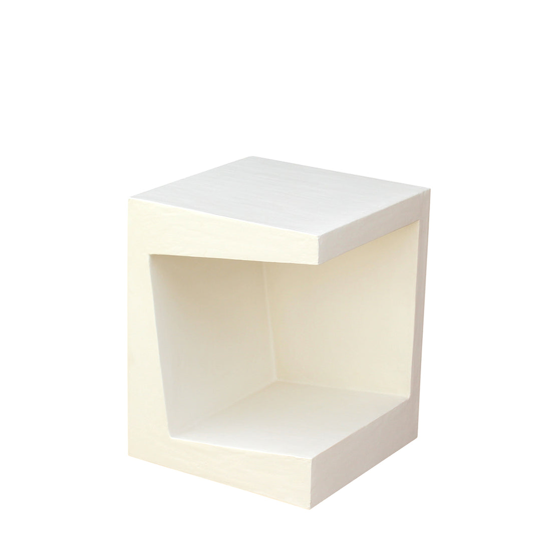 SIDE TABLE (Modern Cut-Out Design) 40X40X50 CM