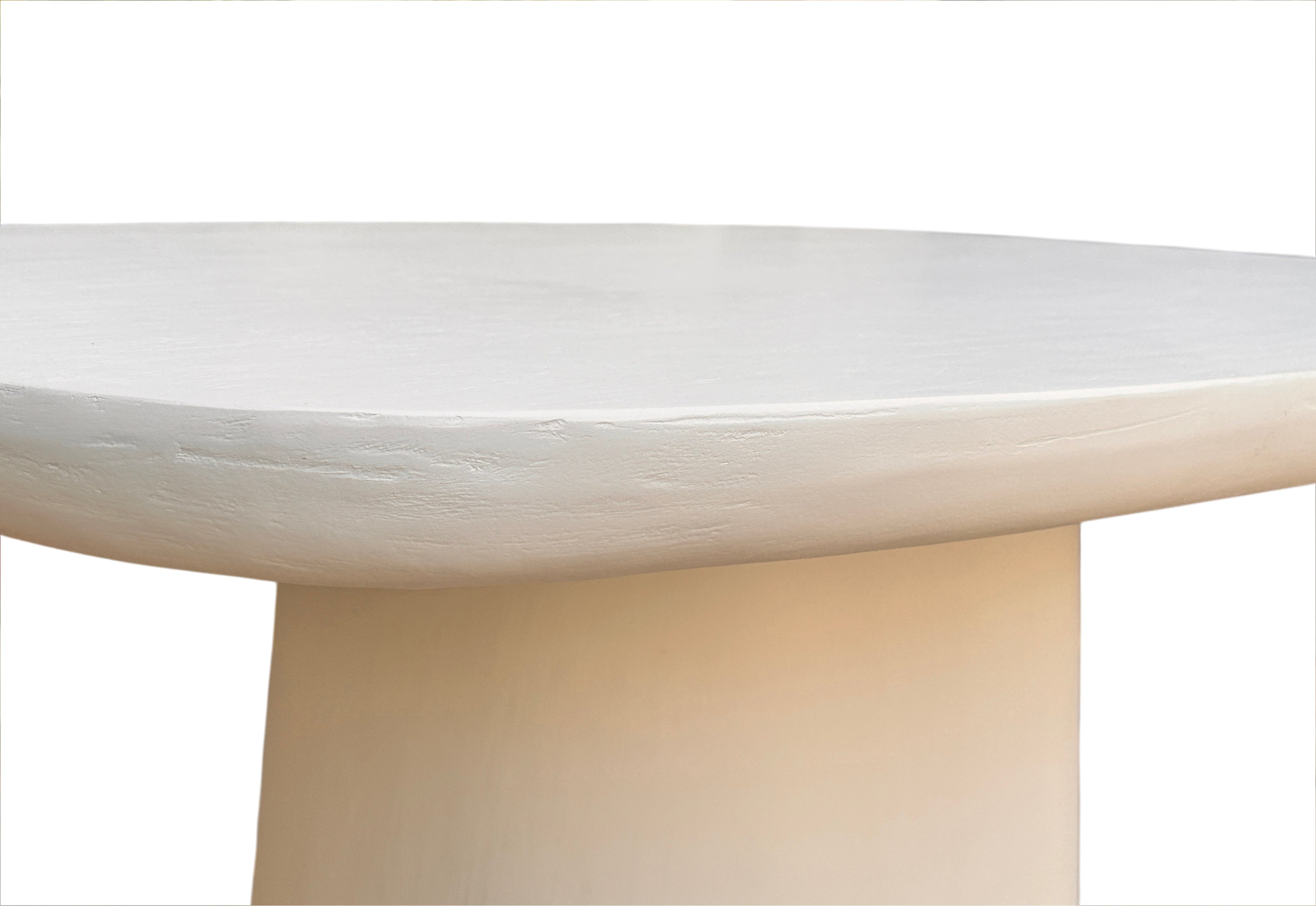 Modern Oval Pedestal Dining Table – 120 x 90 x 76 cm
