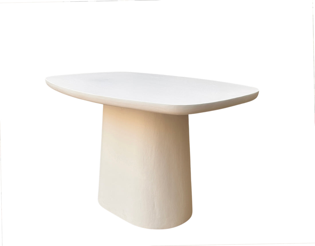 Modern Oval Pedestal Dining Table – 120 x 90 x 76 cm