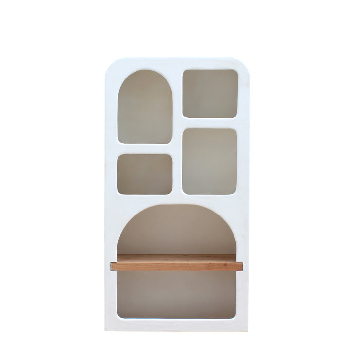 WALL SHELF UNIT 90×35×170 cm