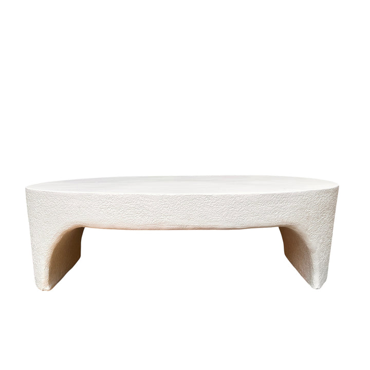Terra Collection MDF Sculptural Coffee Table – 130 x 80 x 42 CM