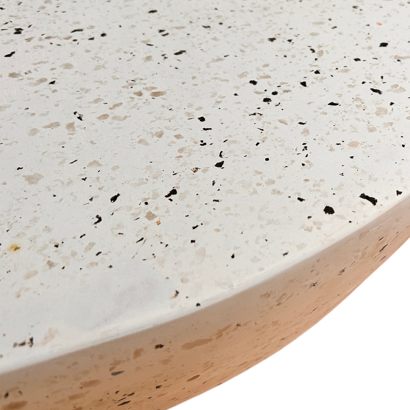 Terra Collection Iron Lime Plaster Coffee Table – 80x80x24 cm