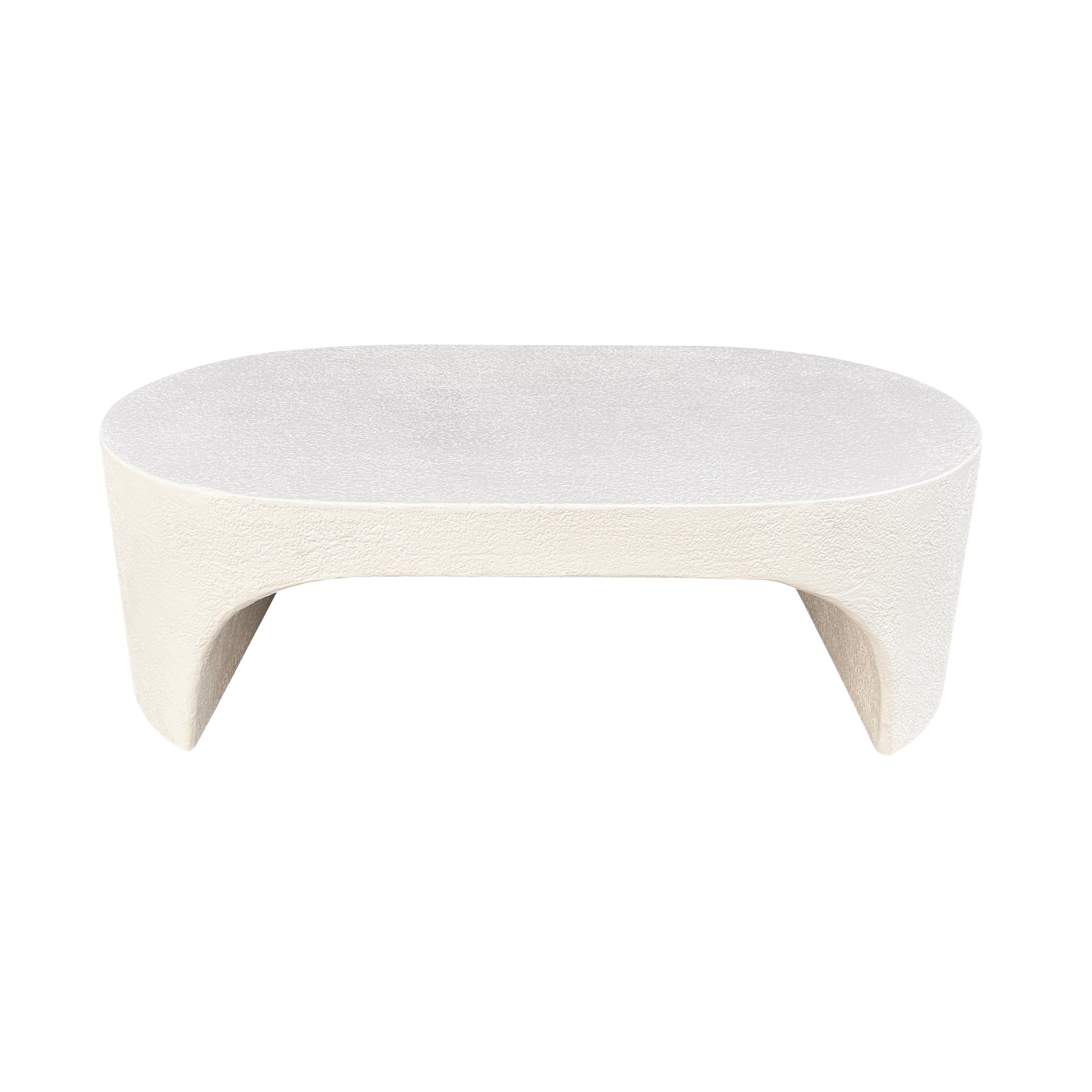 Terra Collection MDF Sculptural Coffee Table – 130 x 80 x 42 CM