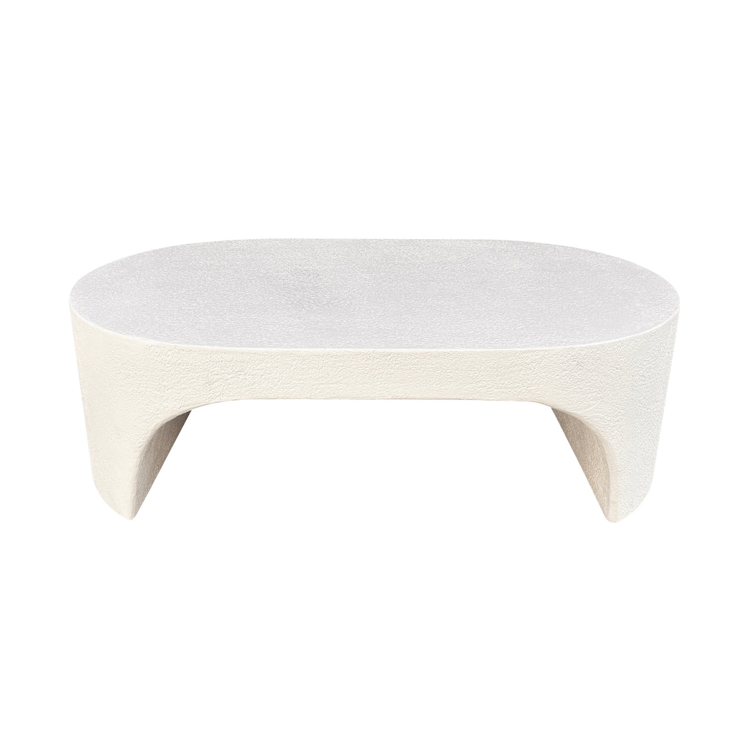 Terra Collection MDF Sculptural Coffee Table – 130 x 80 x 42 CM