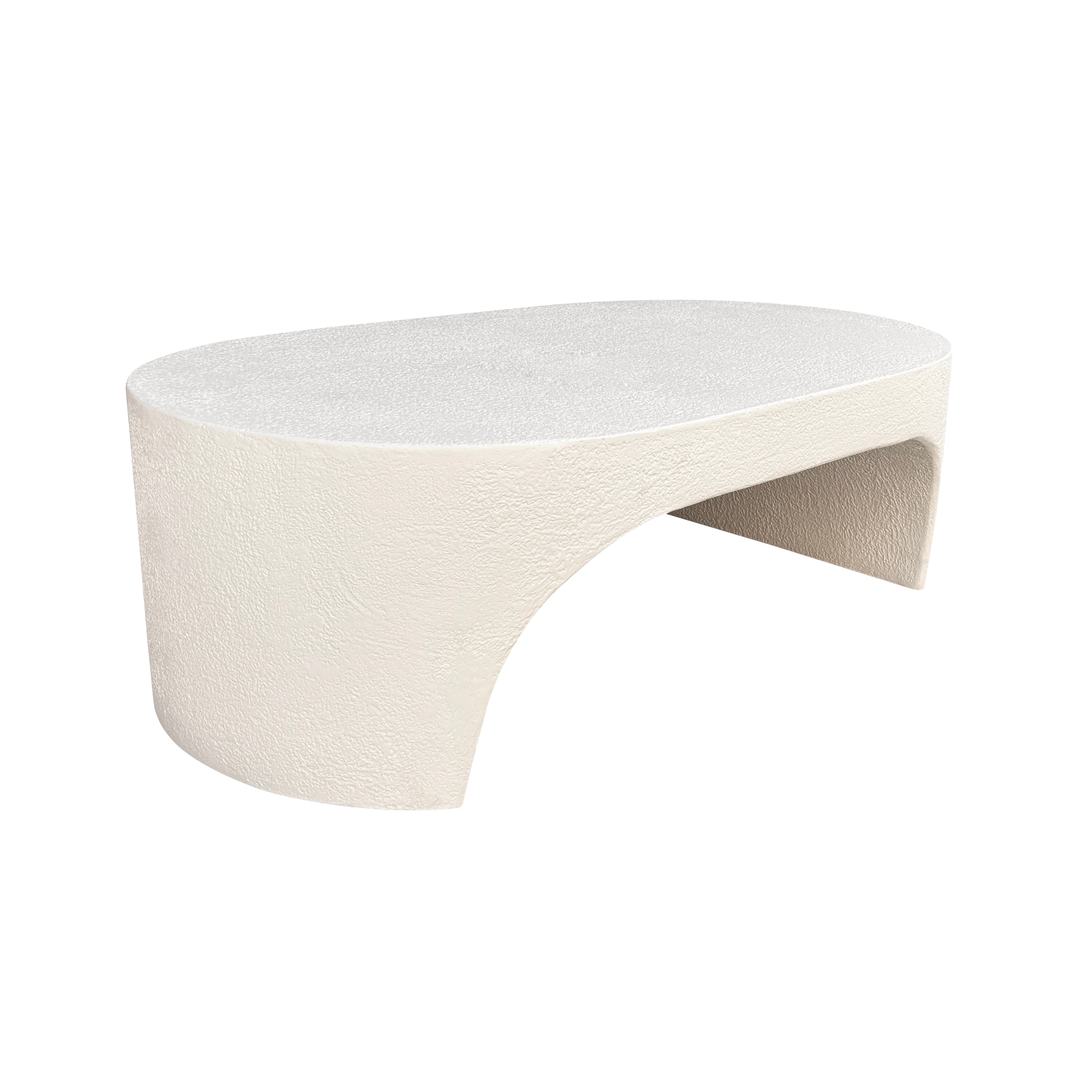 Terra Collection MDF Sculptural Coffee Table – 130 x 80 x 42 CM