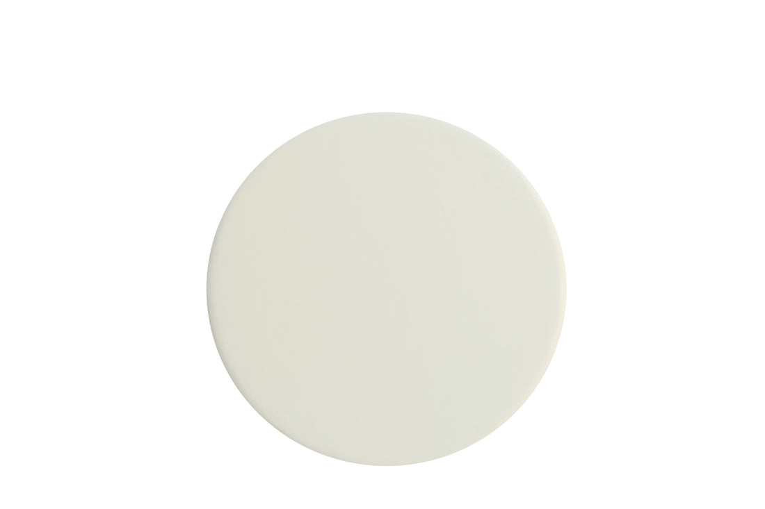 Modern Lime Plaster Round Coffee Table – Sculptural Center Table, 70 × 70 × 40 cm, Handcrafted Contemporary Living Room Table