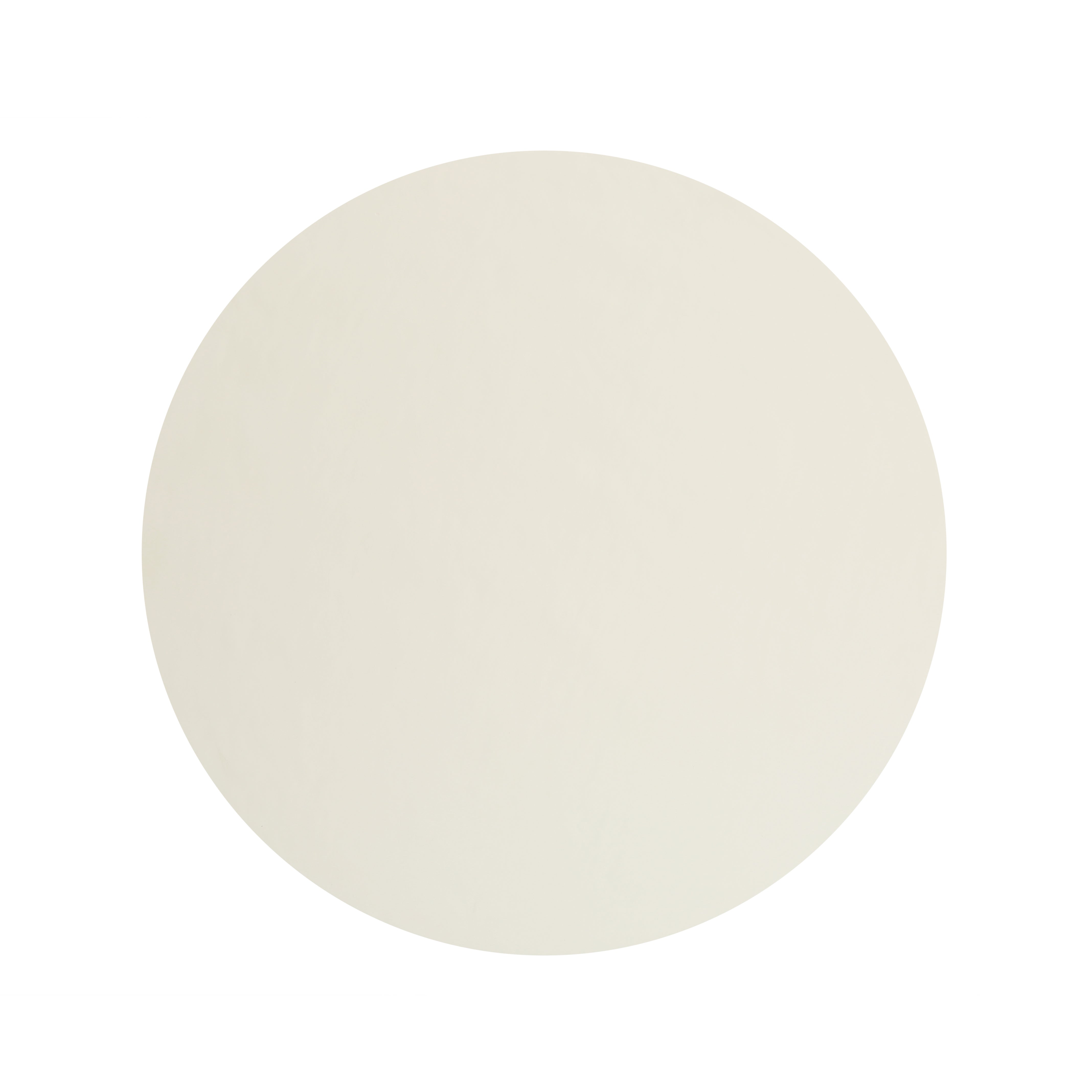 Modern Round Lime Plaster Coffee Table | Fluted Micro Concrete Finish | 80 × 80 × 45 cm