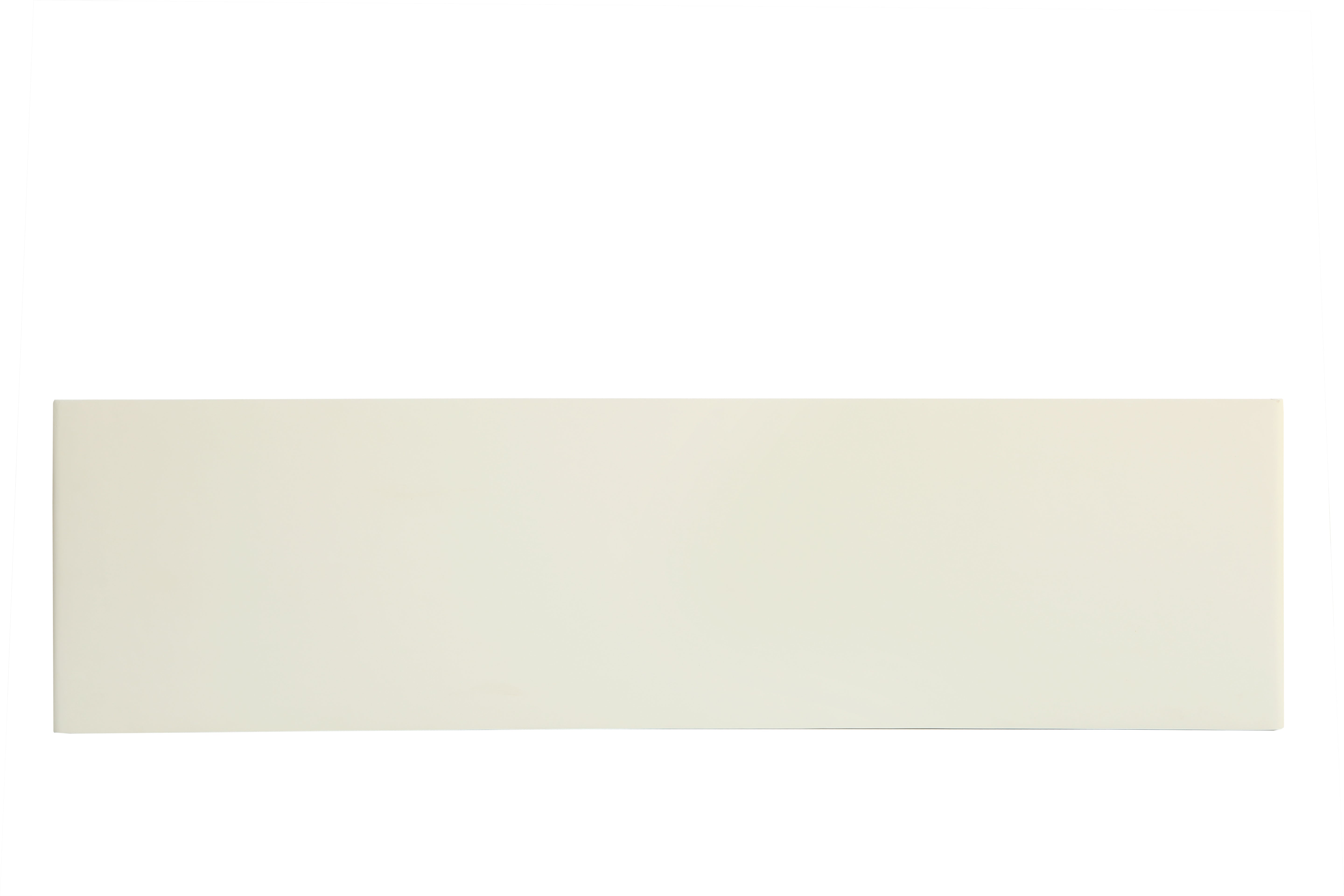Modern Lime Plaster Console Table – Minimalist Microcement Entryway Console, Milky White Finish | 150 × 40 × 70 cm