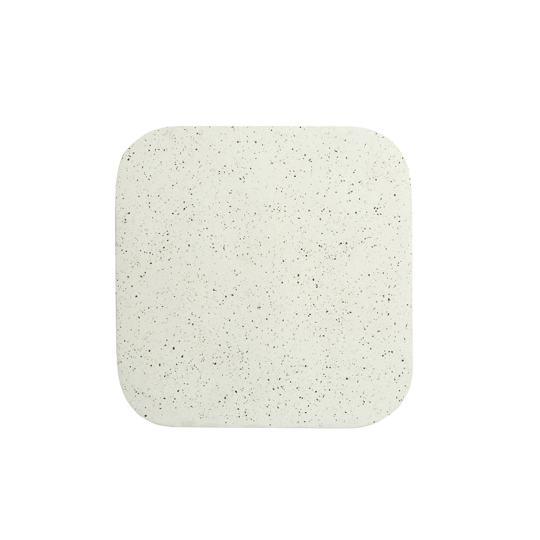 Forma Organica Center Table – Contemporary Coffee Table for Living Room | Milky White Finish | 97 × 97 × 37 CM