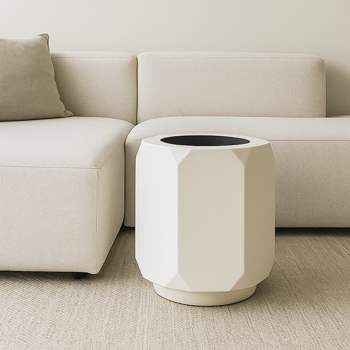 Milky White Side Table 40x40x50cm