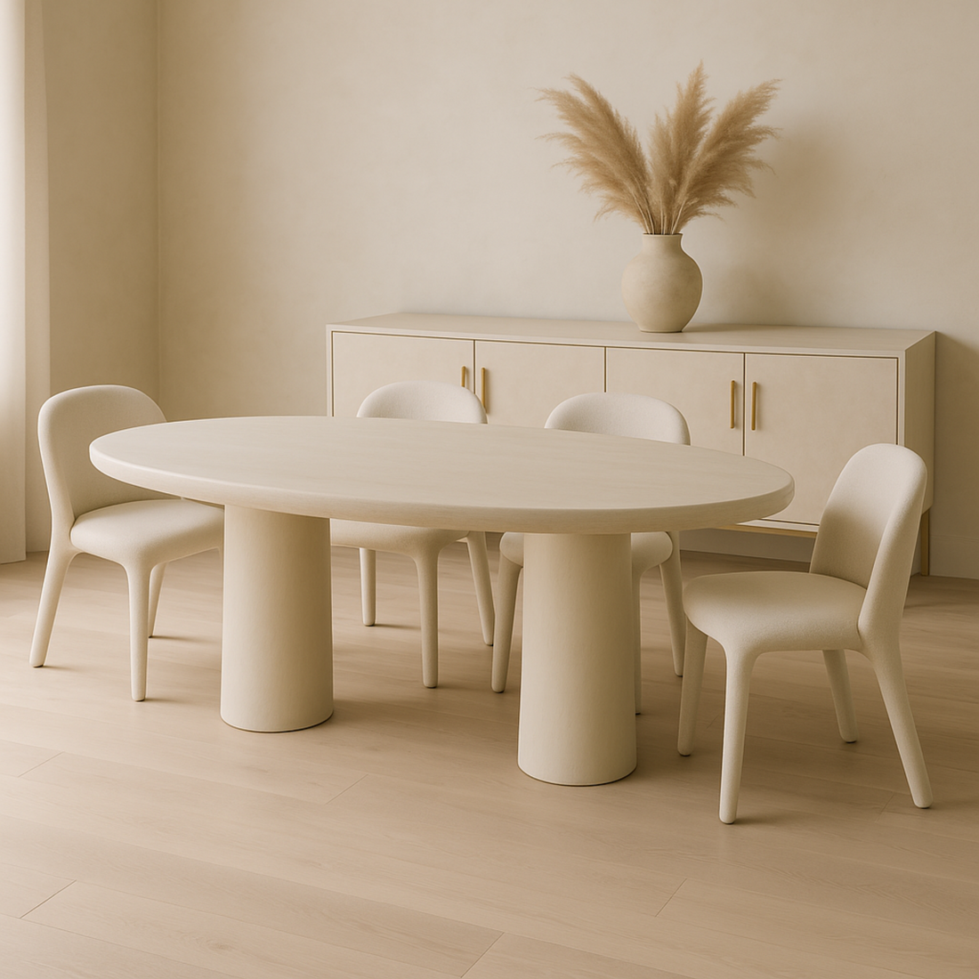 Ovale Dining Table – The Sculpted Balance